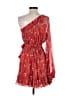 Alexis 100% Polyester Red Casual Dress Size M - photo 2