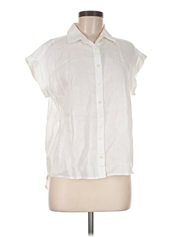 Pure Navy Short Sleeve Blouse (view 1)