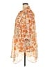 Rose + Olive Orange 3/4 Sleeve Button-Down Shirt Size 2X - photo 5