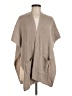 Happily Grey 100% Merino Extra Fine Wool Tan Poncho One size - photo 1