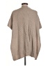 Happily Grey 100% Merino Extra Fine Wool Tan Poncho One size - photo 2