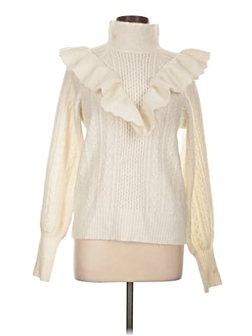 Madewell Cable Winslow Mockneck  Pullover Sweater (view 1)