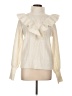 Madewell Ivory Cable Winslow Mockneck  Pullover Sweater Size L - photo 1