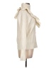 Madewell Ivory Cable Winslow Mockneck  Pullover Sweater Size L - photo 4