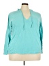 Old Navy Teal 3/4 Sleeve Top Size 3X - photo 1