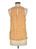Waverly Grey 100% Polyester Orange Sleeveless Blouse Size M - photo 2