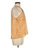Waverly Grey 100% Polyester Orange Sleeveless Blouse Size M - photo 4