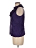 J.Crew 100% Silk Purple Sleeveless Silk Top Size 8 (petite) - photo 5