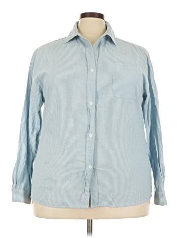 Unbranded Long Sleeve Button-Down Shirt (view 1)