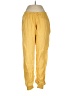 Fresh Laundry Solid Yellow Casual Pants Size M - photo 1