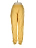 Fresh Laundry Solid Yellow Casual Pants Size M - photo 2