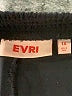 Evri 100% Rayon Solid Black Shorts Size 1X - photo 3