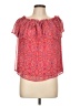 Decree 100% Polyester Pink Short Sleeve Blouse Size L - photo 1