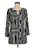 Sunny Leigh Graphic Black Casual Dress Size M - photo 1