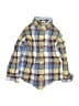 Janie and Jack 100% Cotton Plaid Yellow Long Sleeve Button-Down Shirt Size 3 - photo 1