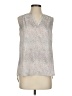 Dalia Collection Gray Sleeveless Blouse Size S - photo 1