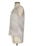 Dalia Collection Gray Sleeveless Blouse Size S - photo 5