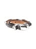 Brighton 100% Leather Silver Leather Belt Size M - photo 1