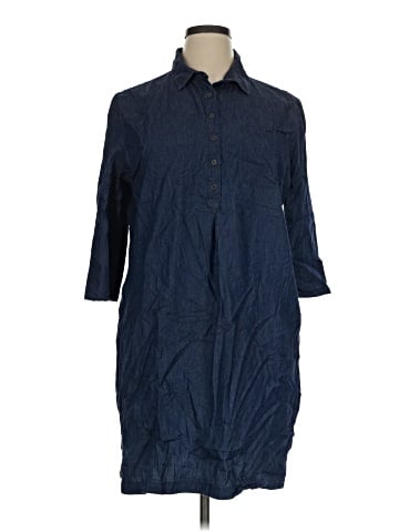 Faded Glory 3/4 Sleeve Button-Down Shirt (view 1)