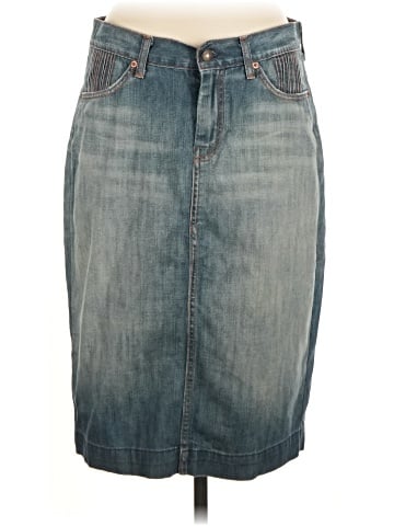 7 For All Mankind Denim Skirt (view 1)