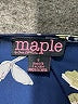 Maple 100% Polyester Blue 3/4 Sleeve Blouse Size S - photo 7