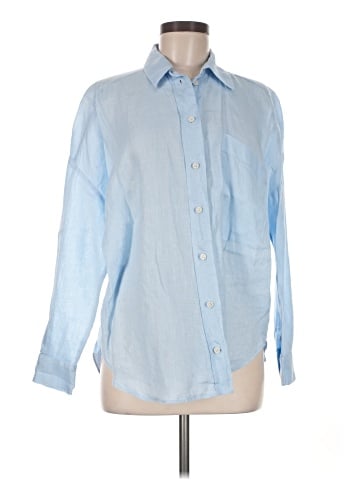Zara Long Sleeve Button-Down Shirt (view 1)