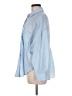 Zara Blue Long Sleeve Button-Down Shirt Size M - photo 5