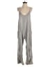 Emery Rose 100% Polyester Metallic Gray Jumpsuit Size S - photo 1