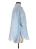 Zara Blue Long Sleeve Button-Down Shirt Size M - photo 4