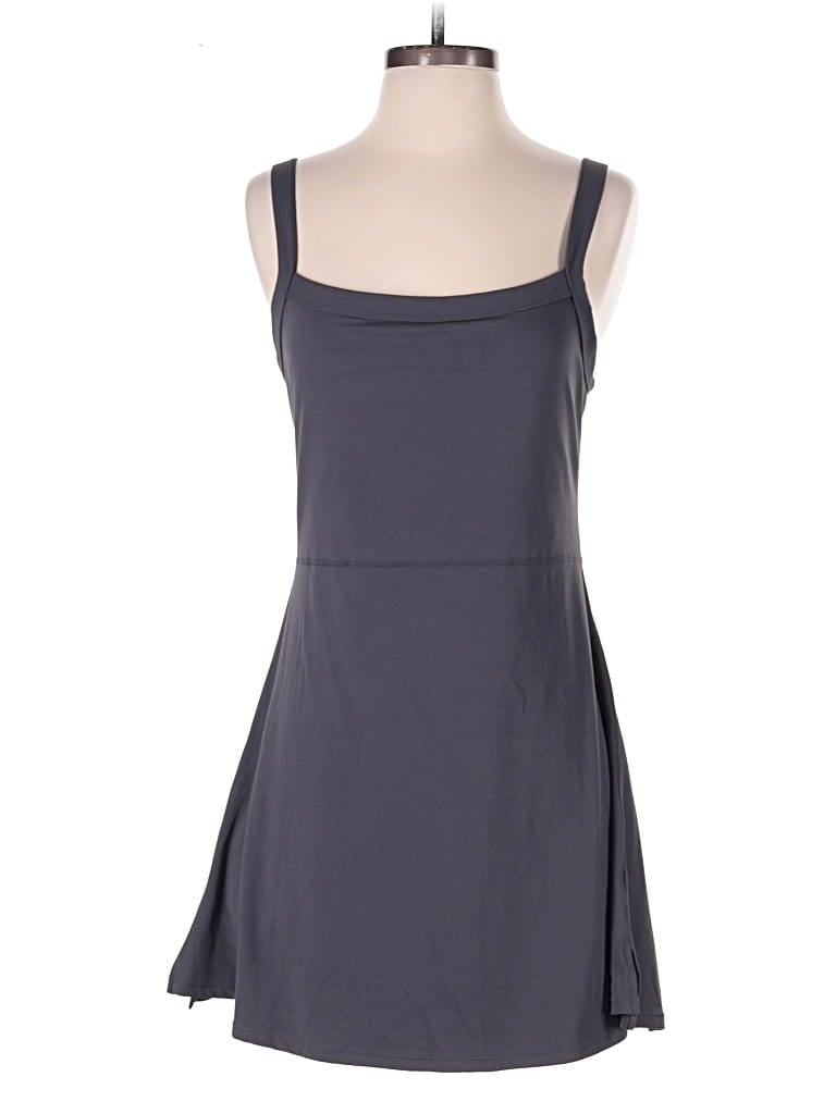 Pre-owned Vitality Casual Dress In Gray