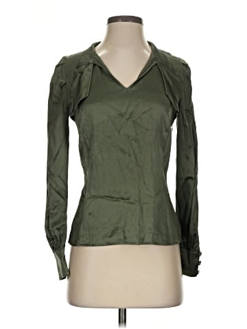 Tocca Long Sleeve Silk Top (view 1)