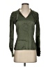 Tocca 100% Silk Green Long Sleeve Silk Top Size 2 - photo 1