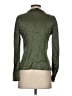 Tocca 100% Silk Green Long Sleeve Silk Top Size 2 - photo 2