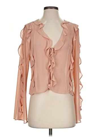 Maison d' Amelie Long Sleeve Blouse (view 1)