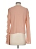 Maison d' Amelie 100% Polyester Pink Long Sleeve Blouse Size S - photo 2