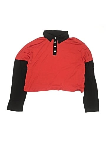 Unbranded Long Sleeve Polo (view 1)