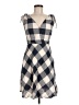 Zara Basic Checkered-gingham Gray Casual Dress Size M - photo 1
