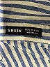 Shein Stripes Blue Short Sleeve Button-Down Shirt Size 2 - photo 7