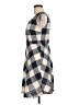 Zara Basic Checkered-gingham Gray Casual Dress Size M - photo 5
