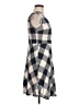Zara Basic Checkered-gingham Gray Casual Dress Size M - photo 4