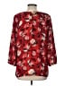 Violet & Claire 100% Polyester Red 3/4 Sleeve Blouse Size L - photo 2