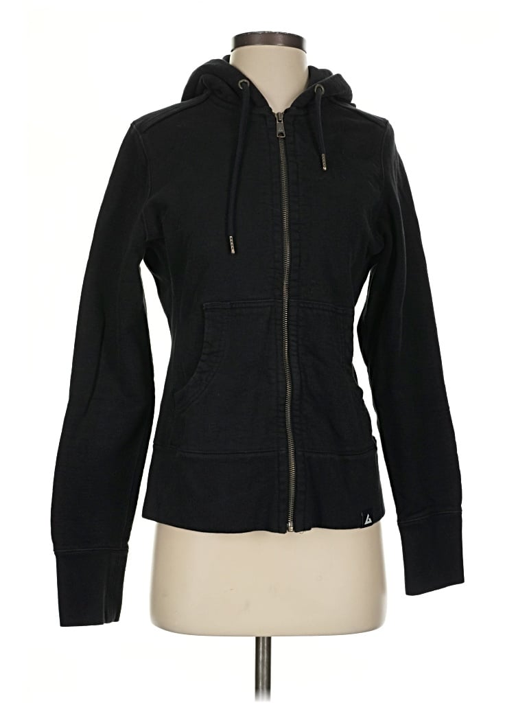 Pre-owned American Giant Zip Up Hoodie In Black