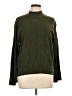 Reba Solid Green Turtleneck Sweater Size XL - photo 1