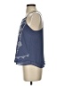 Mine 100% Polyester Blue Sleeveless Blouse Size S - photo 5