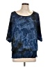 DressBarn Blue 3/4 Sleeve Blouse Size XL - photo 1