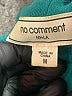 No Comment 100% Polyester Teal Zip Up Hoodie Size M - photo 6