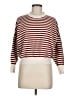 Elodie Stripes Red Burgundy Pullover Sweater Size M - photo 1