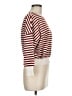 Elodie Stripes Red Burgundy Pullover Sweater Size M - photo 4