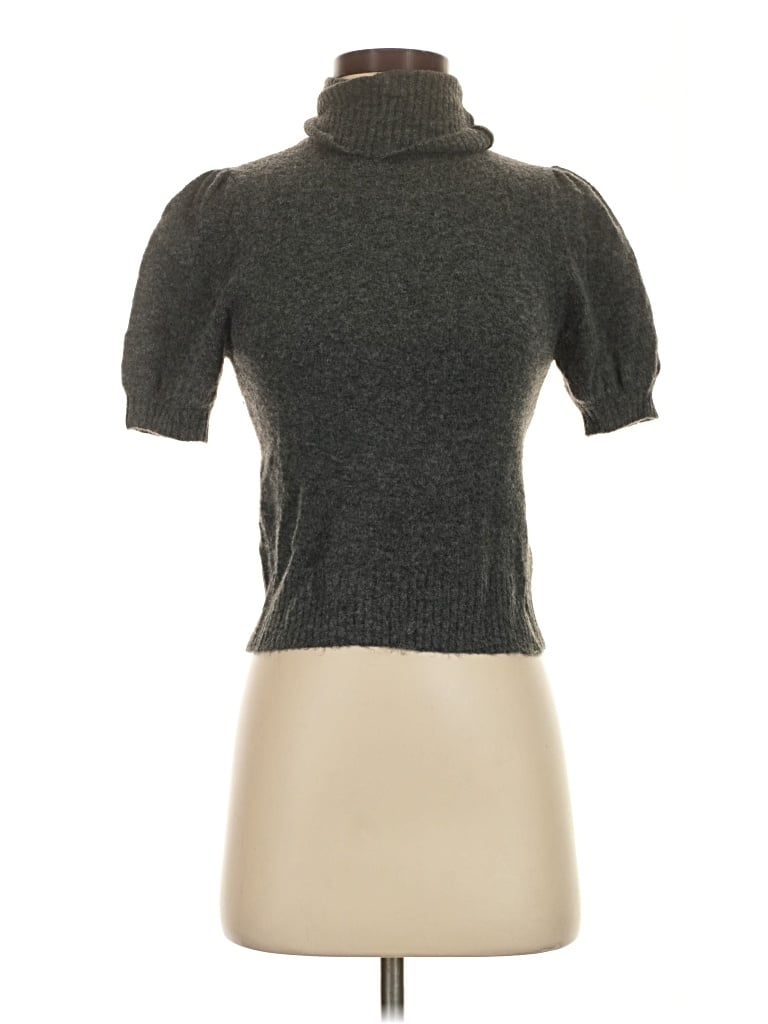 Pre-owned Zara Turtleneck Sweater In Gray