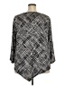 Zac & Rachel Black Silver 3/4 Sleeve Blouse Size 3X - photo 2